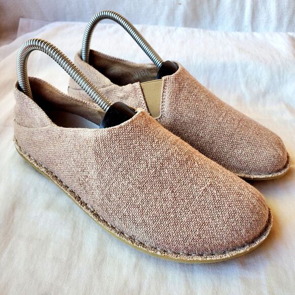 Vibae Shoes - Vibae Viba Zuma Linen Wild Rose Womens Comfort Casual Slip On Shoes Size 38/US 8